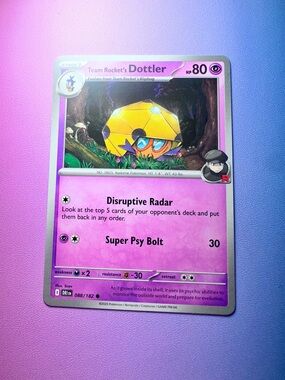 team rocket’s dottler - 088/182 (common) — pokemon: destined rivals